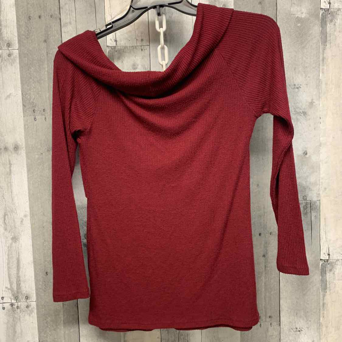 Size L Red Mid Brand Long Sleeve Top