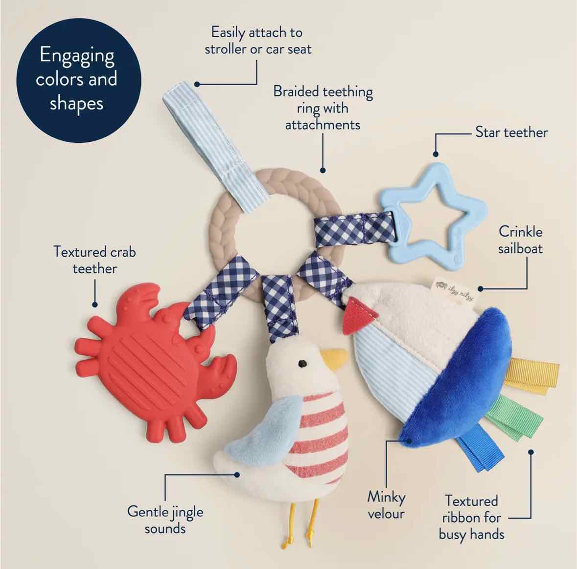 Itzy Ritzy Bitzy Busy Ring - More Options - OodlesCB