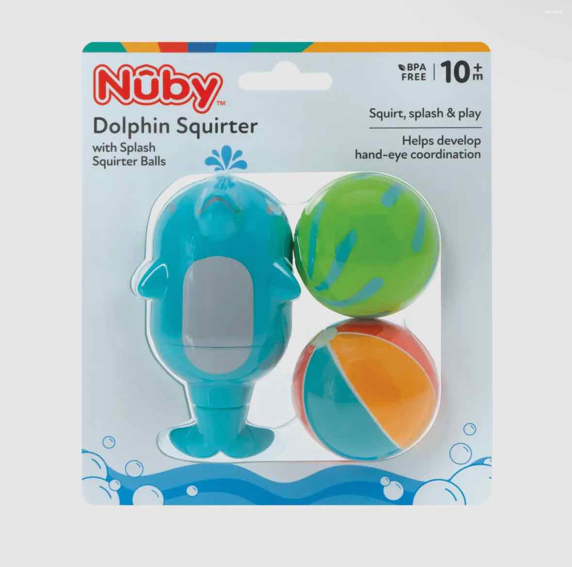 Nuby Dolphin Squirter w/Splash Squirter Balls - OodlesCB