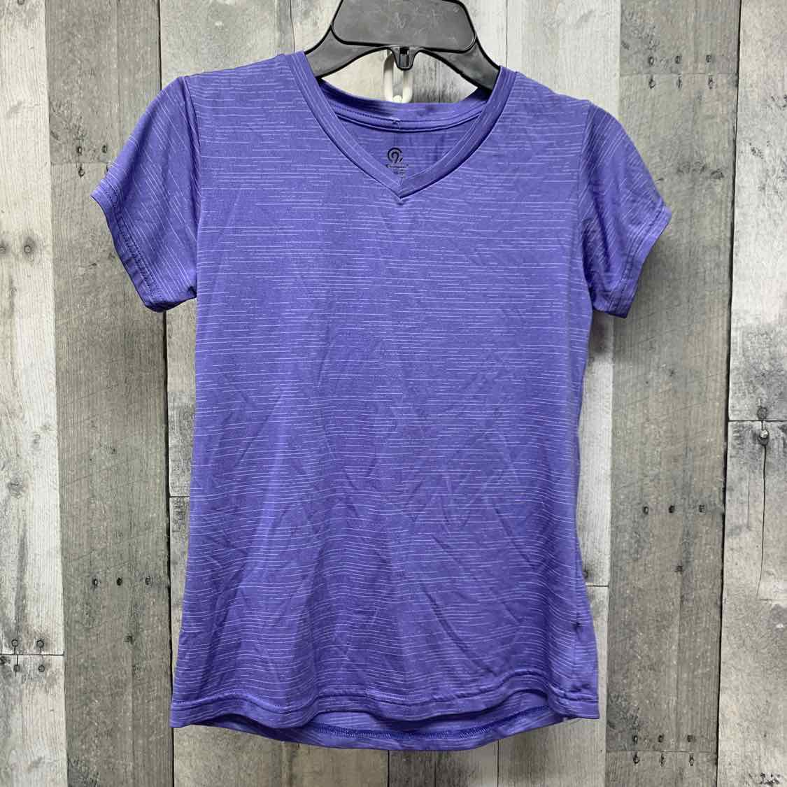 Size 10/12 Purple Champion Short Sleeve Shirt