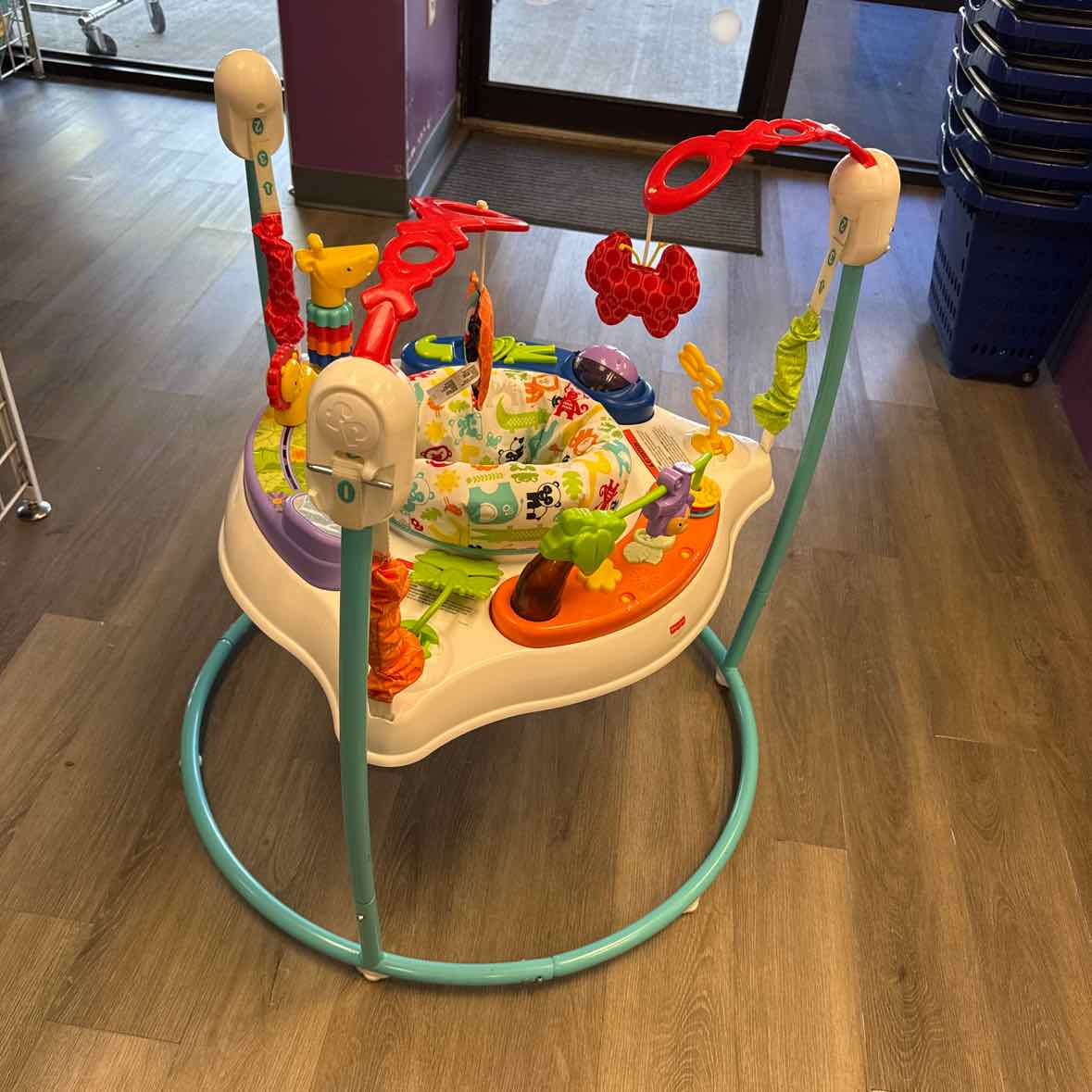 Fisher Price White/Blue Jumperoo