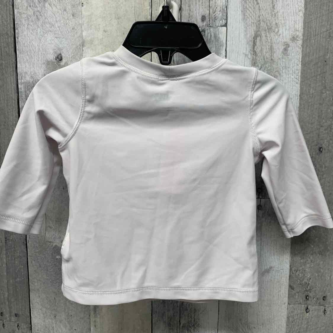 Size 3-6 Months White Graphic Gap Swim Top