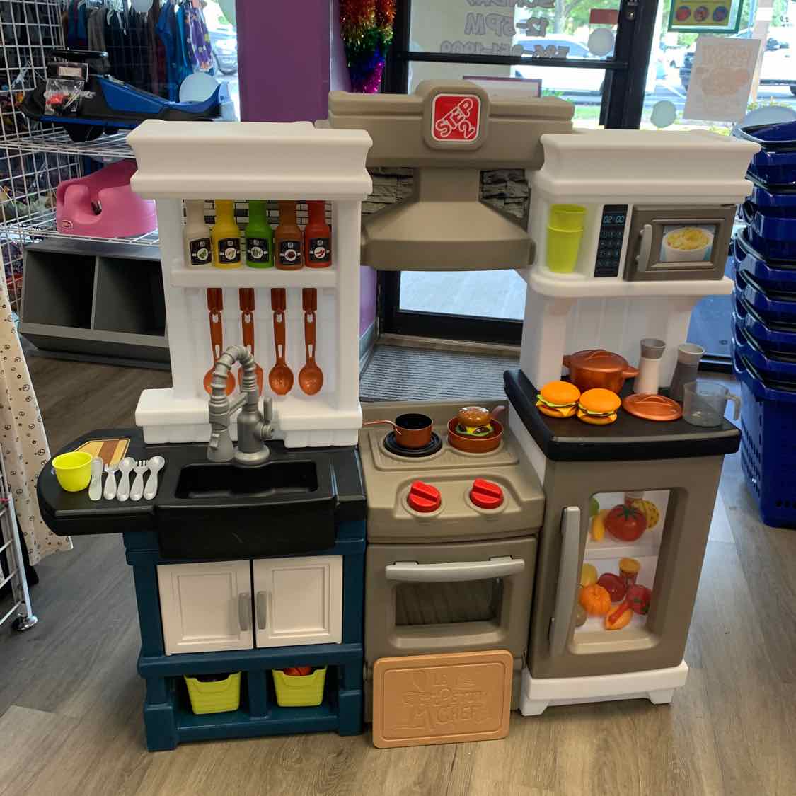 Step2 Black/Gray Kitchen Set