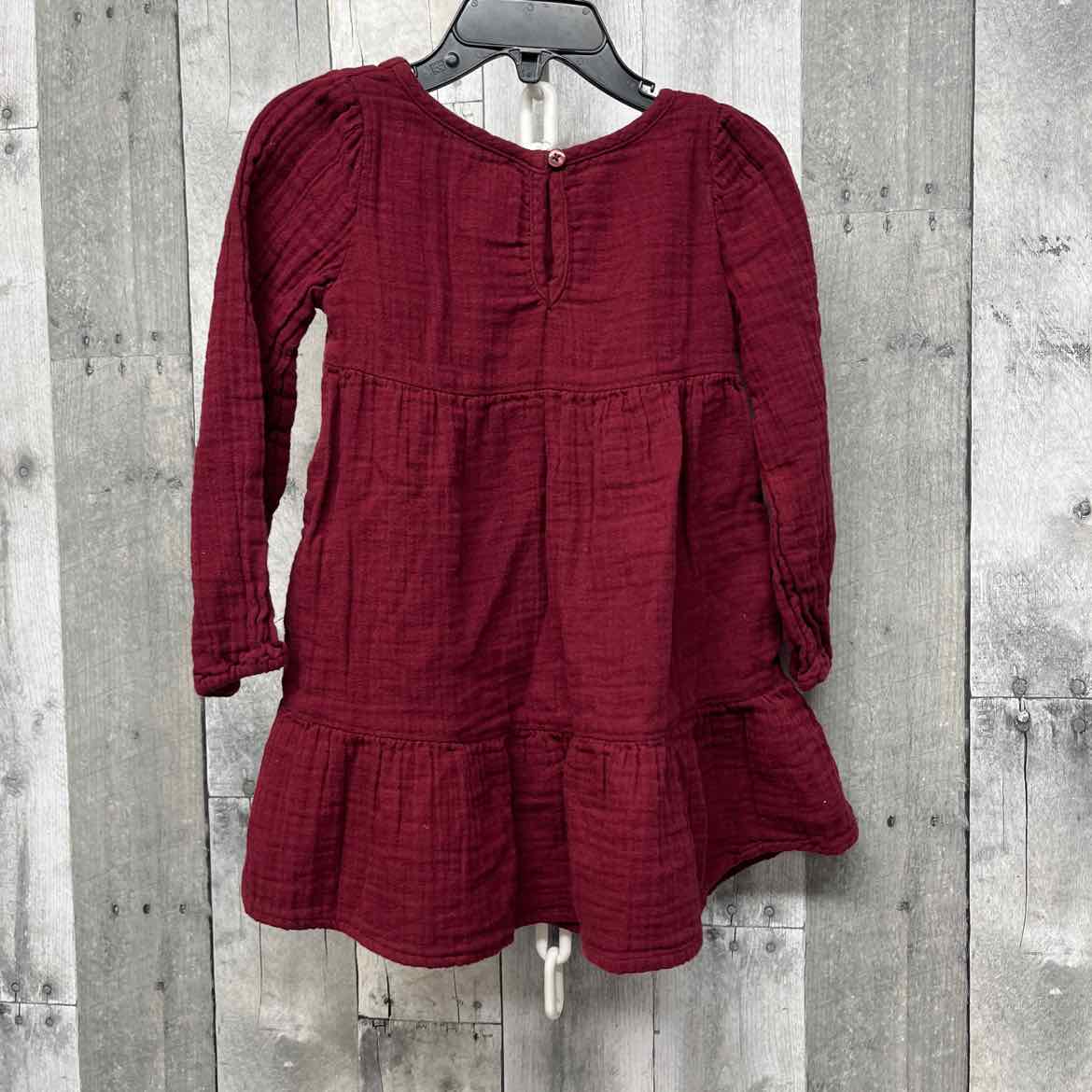 Size 3T Burgundy Cat & Jack Dress