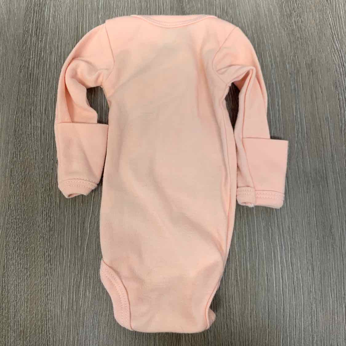 Size Preemie Pink B Brand Bodysuit