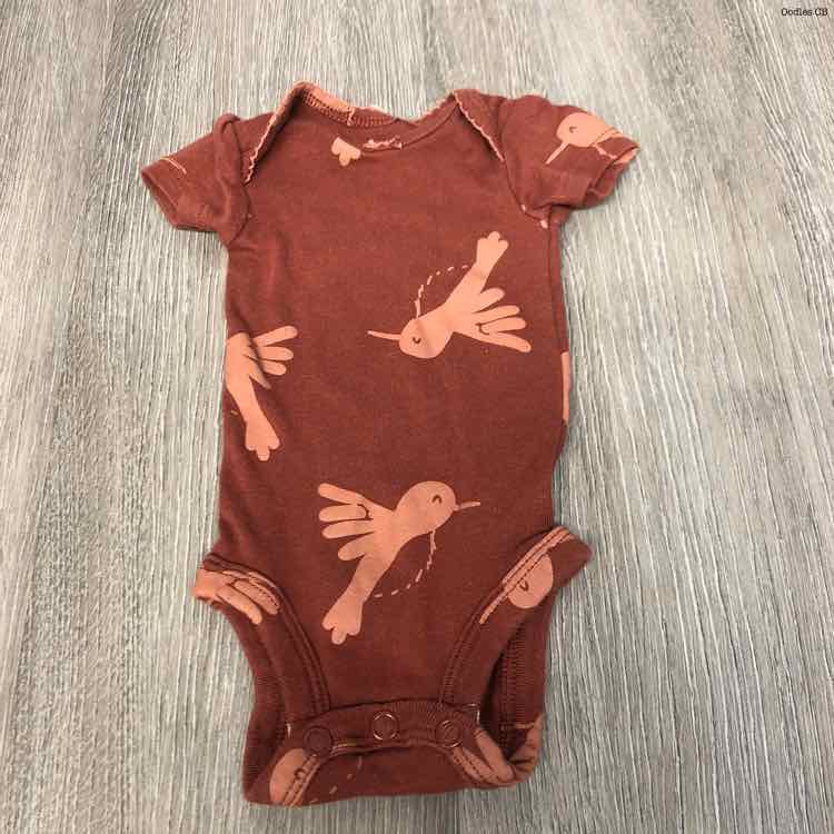 Size Preemie Burgundy Carter's Bodysuit - OodlesCB