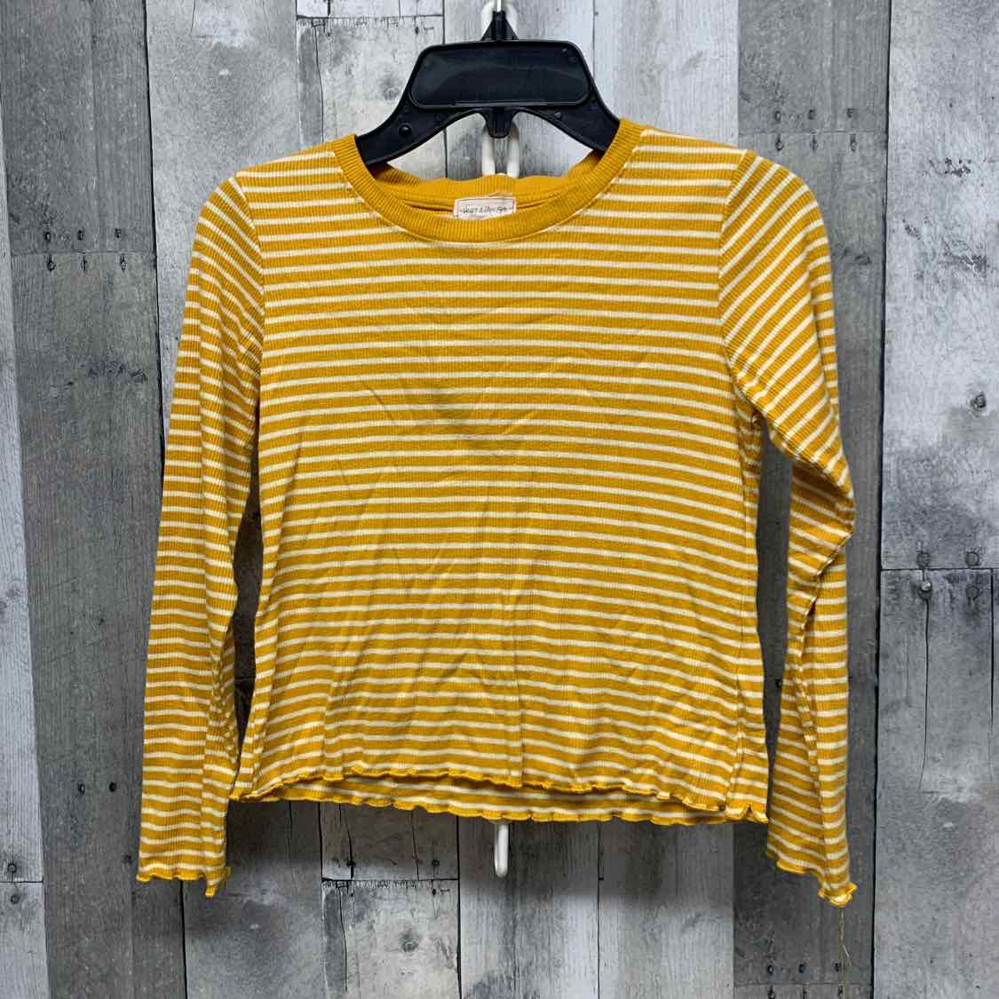 Size Medium Yellow/White B Brand Long Sleeve Shirt