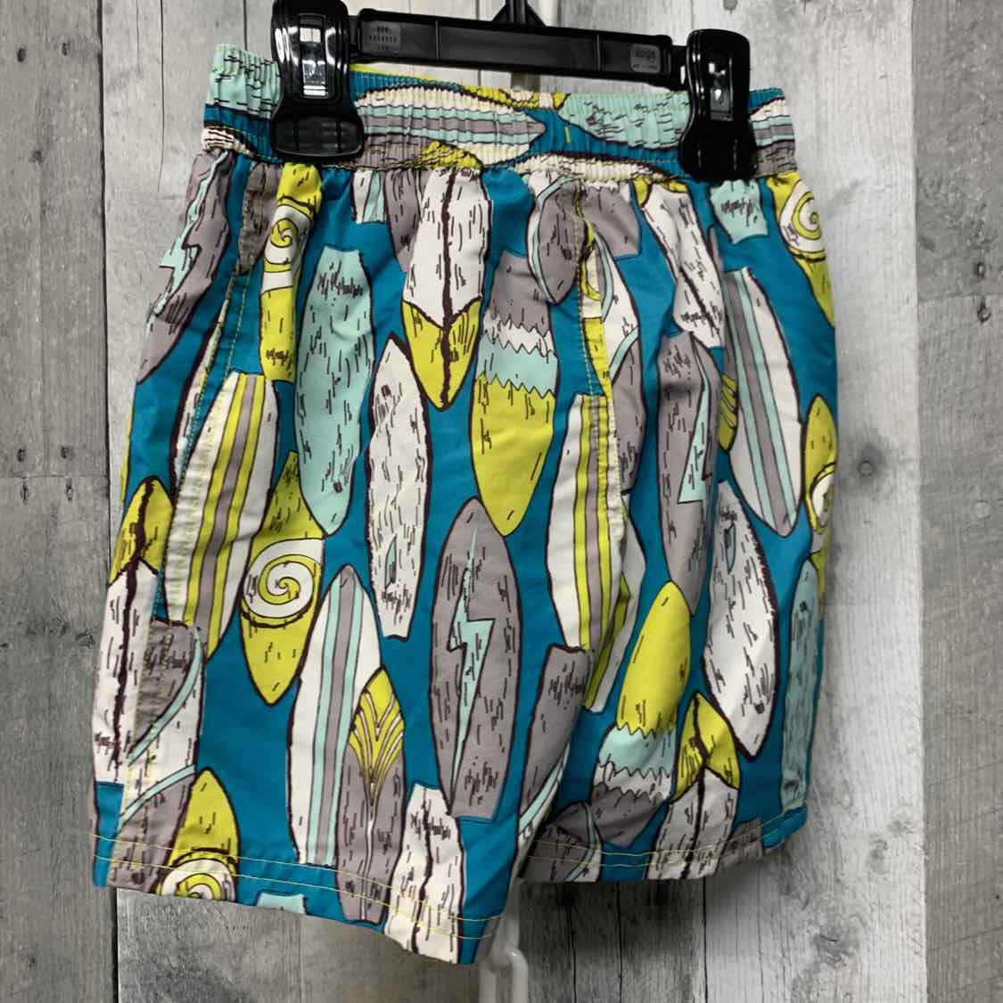 Size 2T Teal/Green iXtreme Swim Trunks