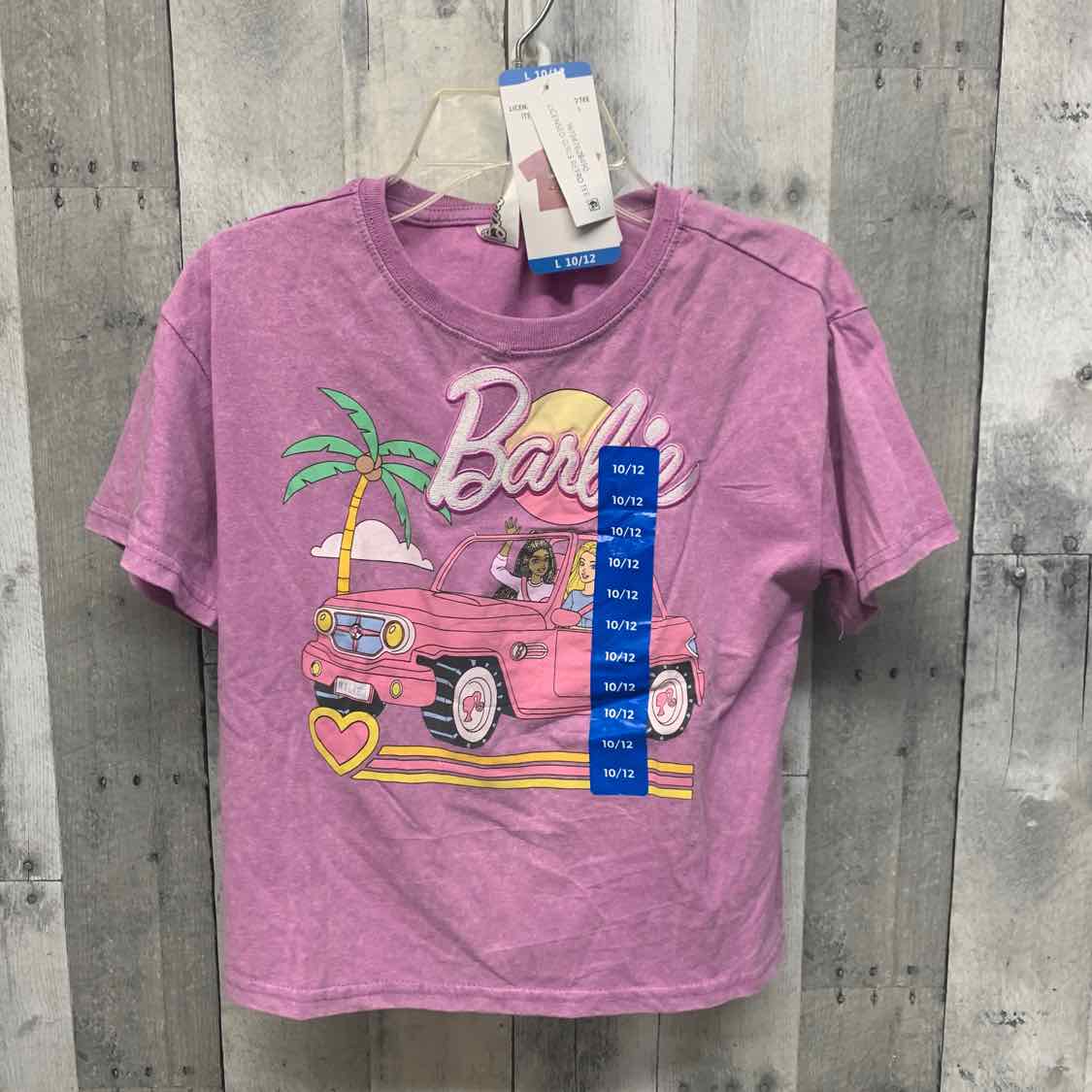 Size 10/12 Purple Graphic Barbie T Shirt