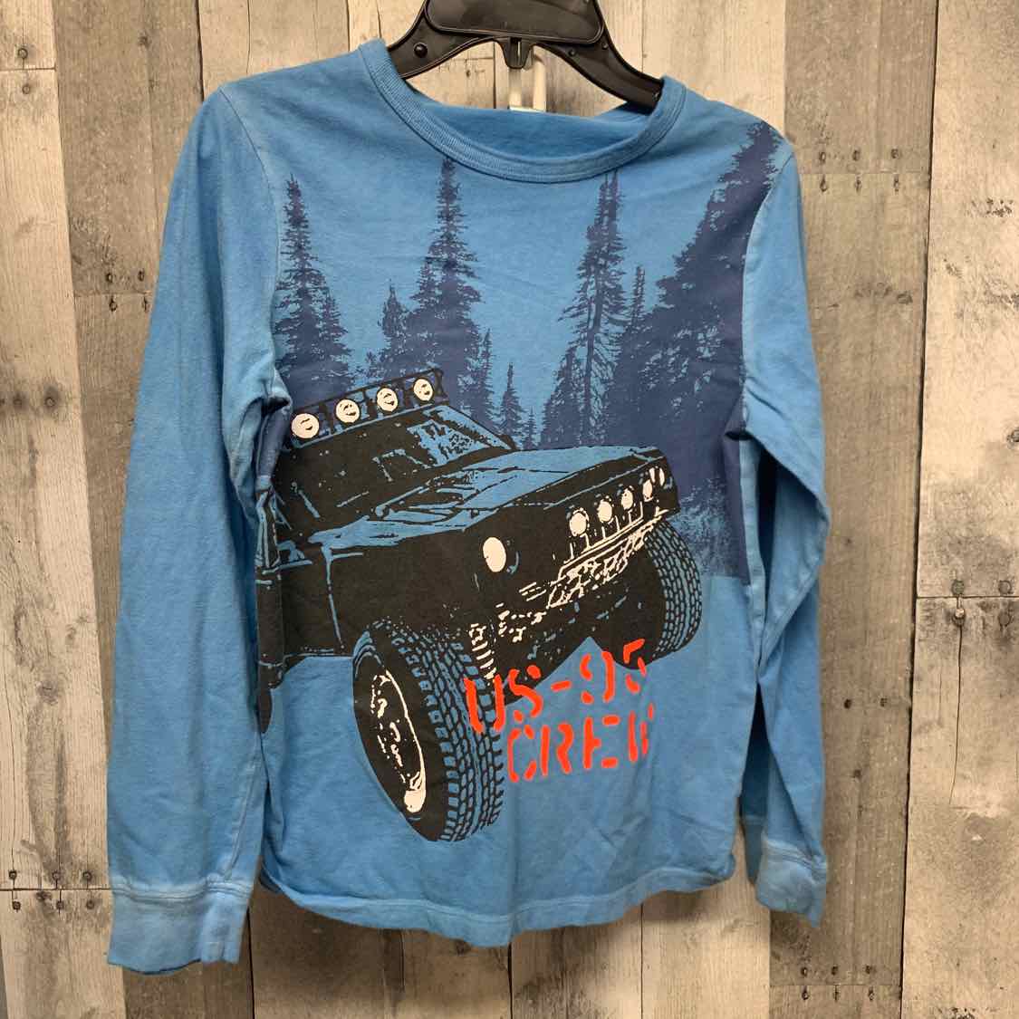 Size 12 Blue Graphic Osh Kosh Long Sleeve Shirt