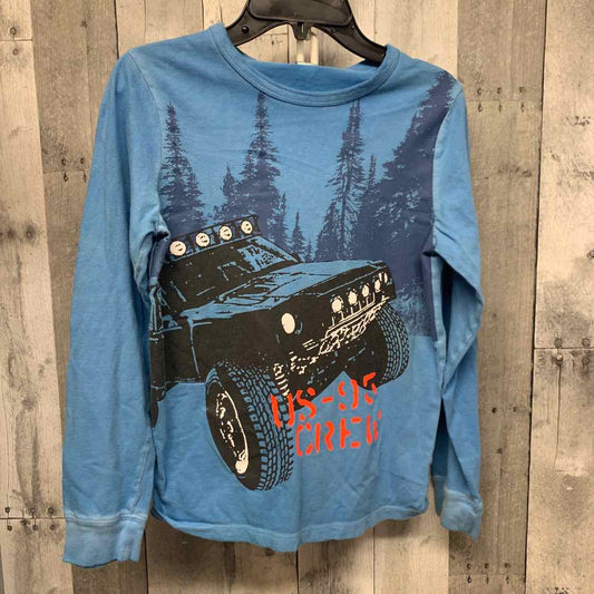 Size 12 Blue Graphic Osh Kosh Long Sleeve Shirt