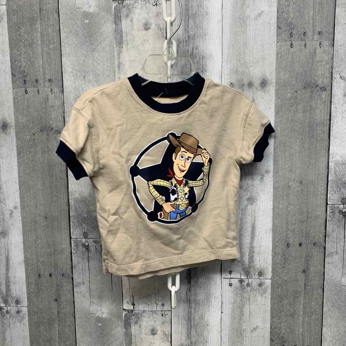 Size 18-24 Months Tan/Navy Gap T Shirt
