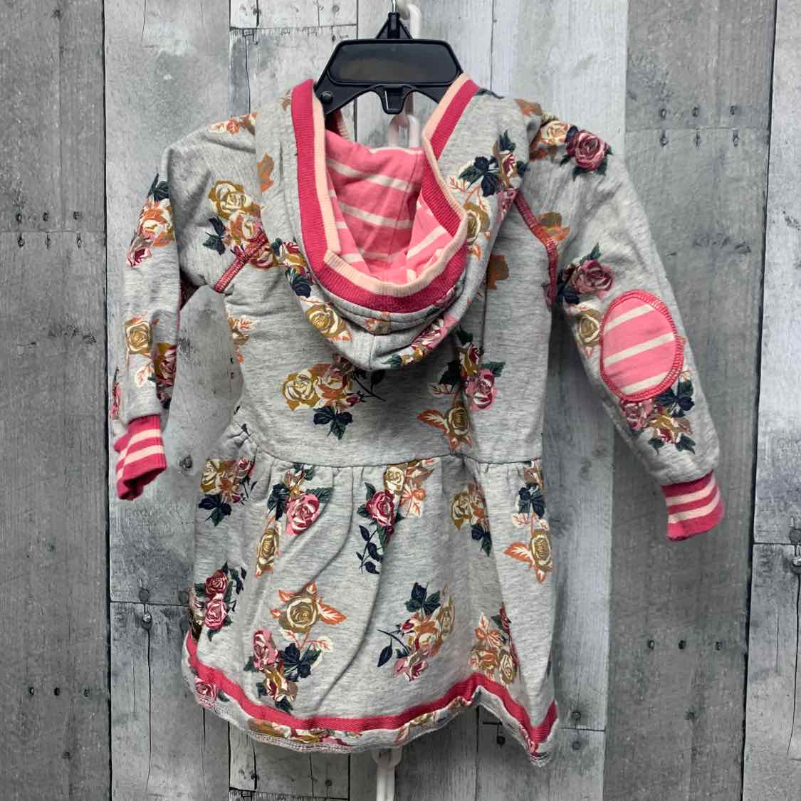 Size 18-24 Months Gray/Pink Matilda Jane LS Dress