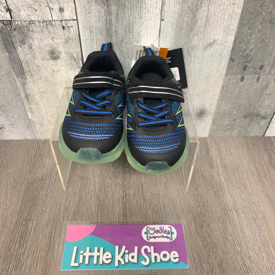 Size 6 Black/Blue Athletic Works Sneakers