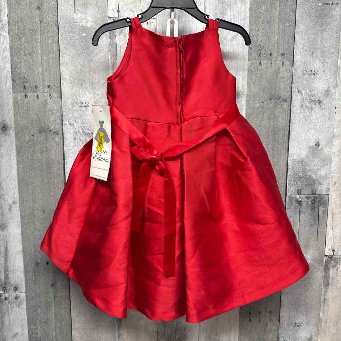 Size 2 Red/Silver Rare Editions Dress - Party