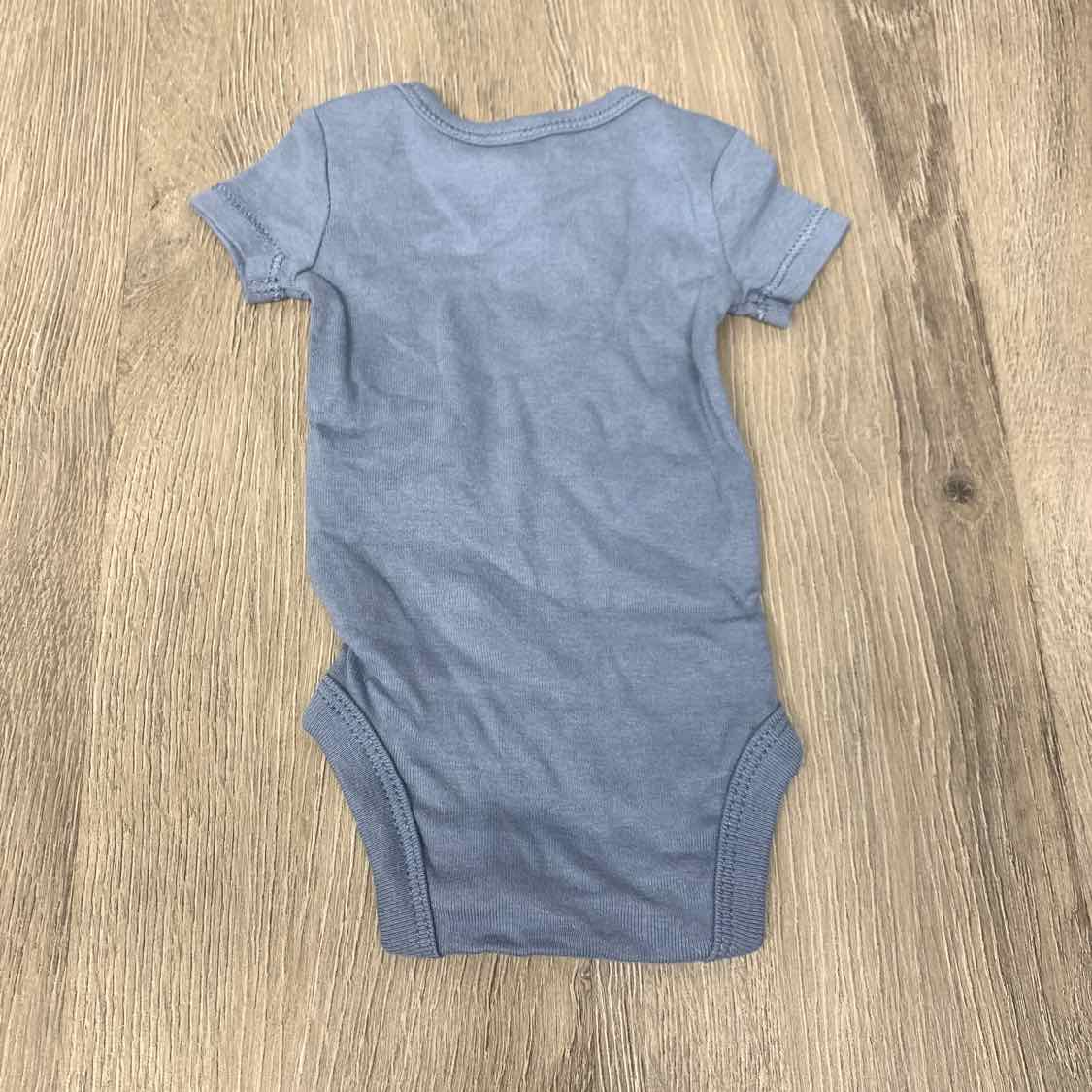 Size Preemie Blue Carter's Bodysuit