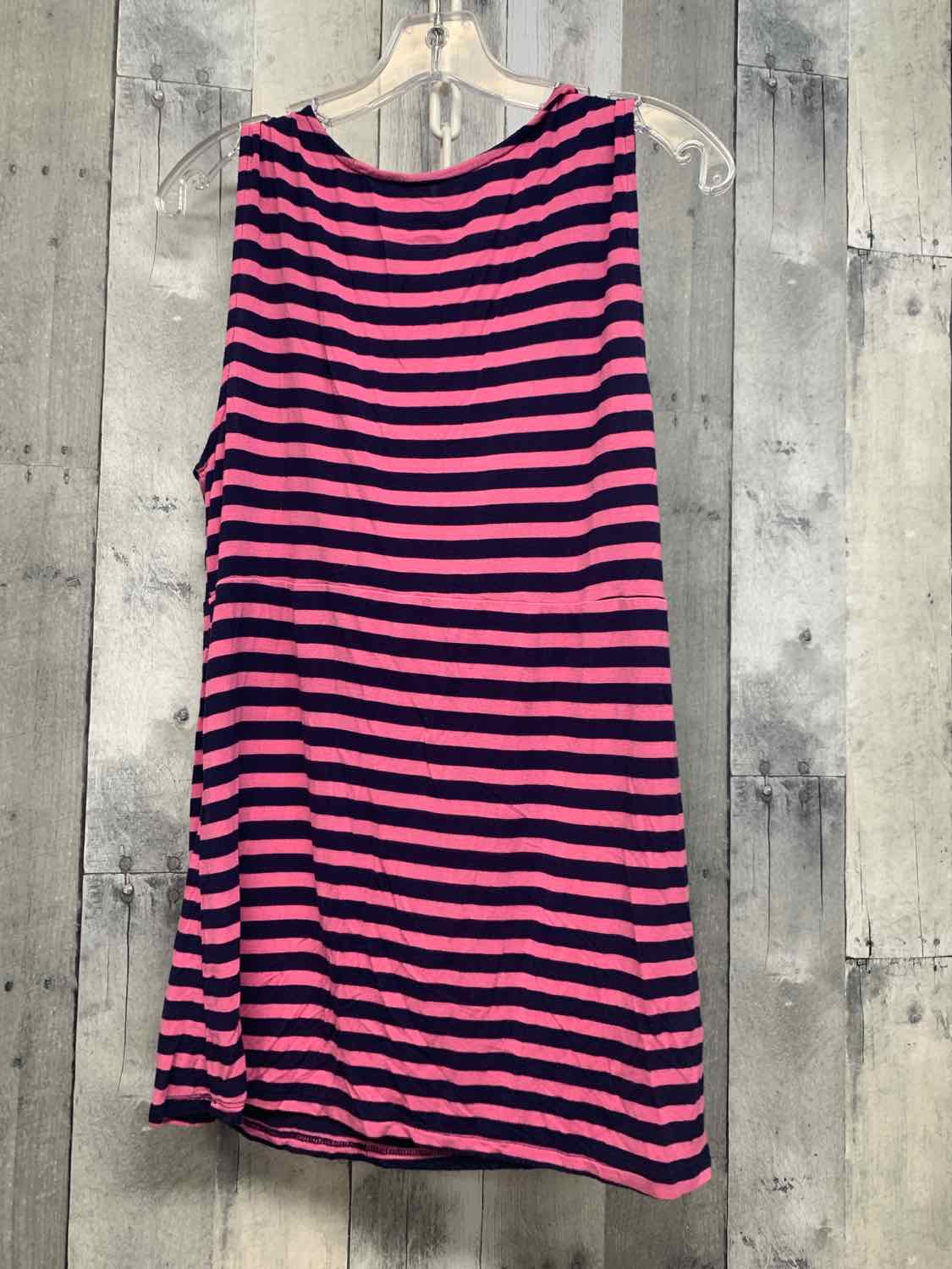 Size L Pink/Navy Motherhood Tank Top