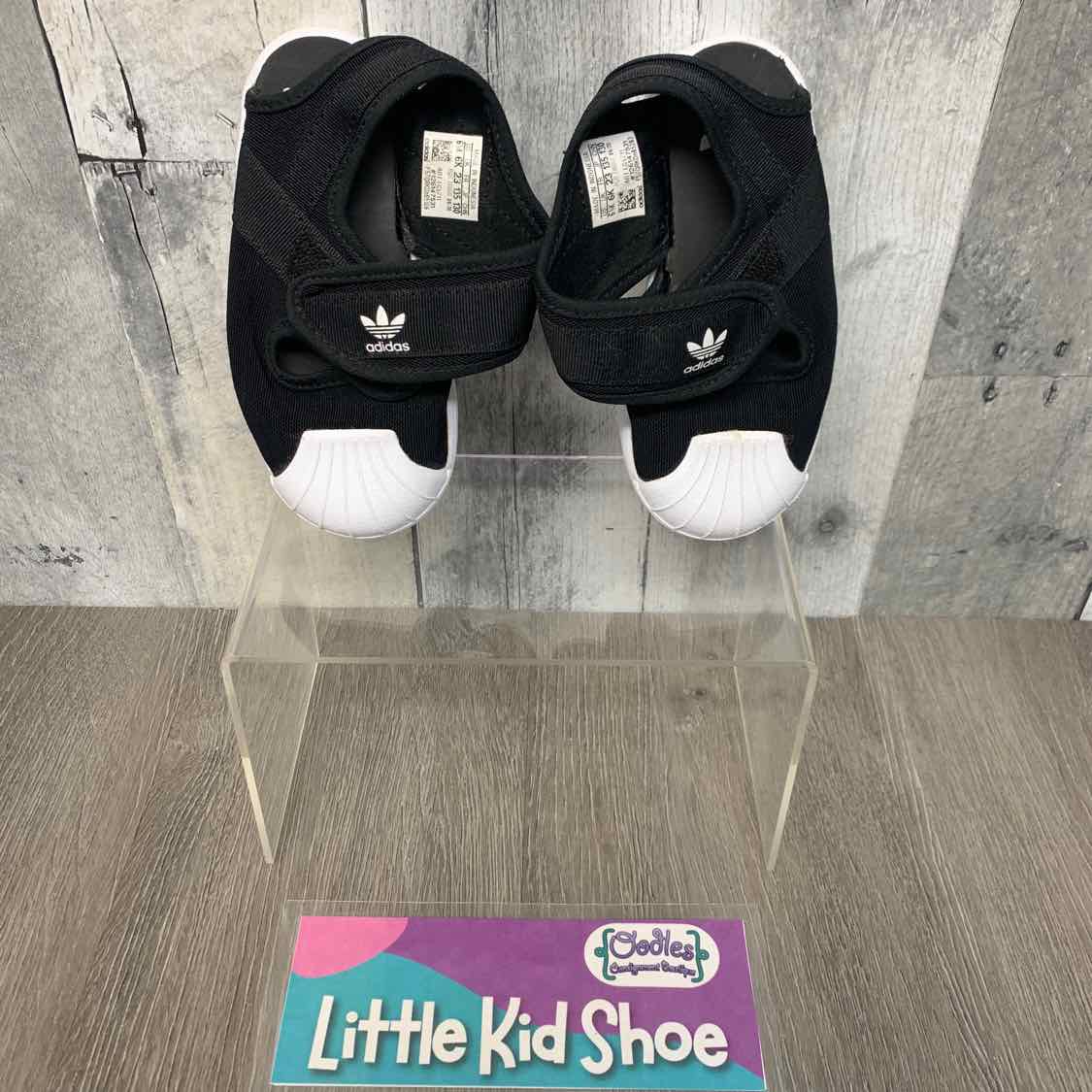 Size 6.5 Black/White Sport Brand Sandals