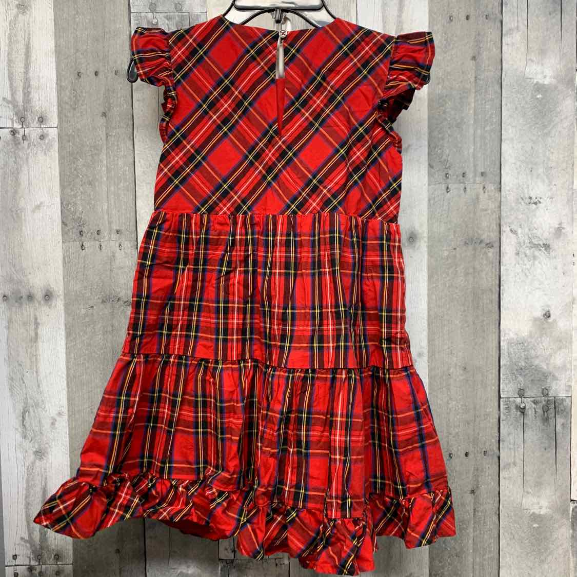 Size 7 Red Plaid Crew Cuts Dress