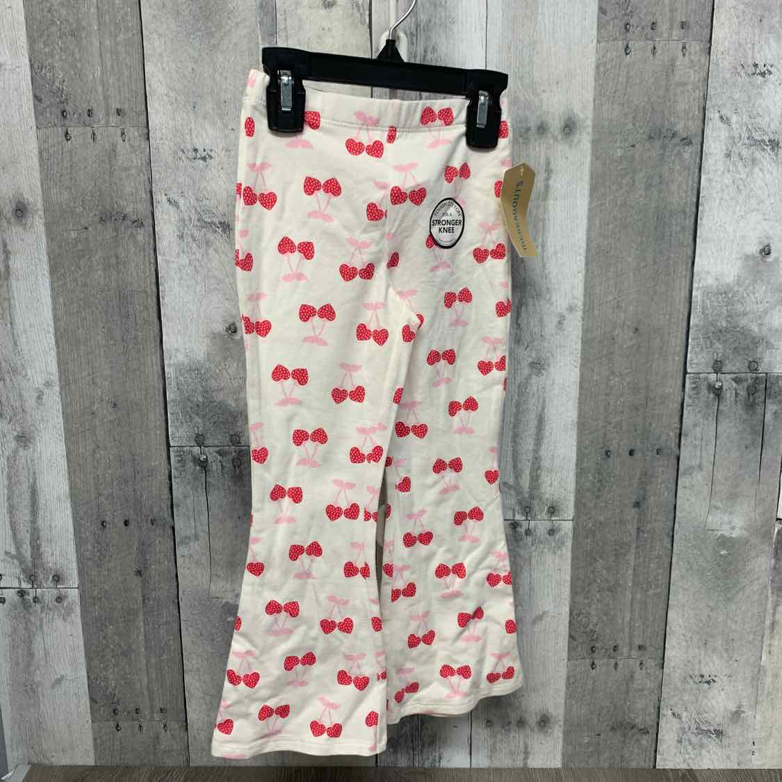 Size 4 White/Pink Thereabouts Leggings