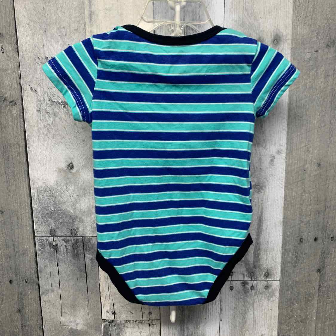 Size 6-9 Months Blue/Black Puma Bodysuit