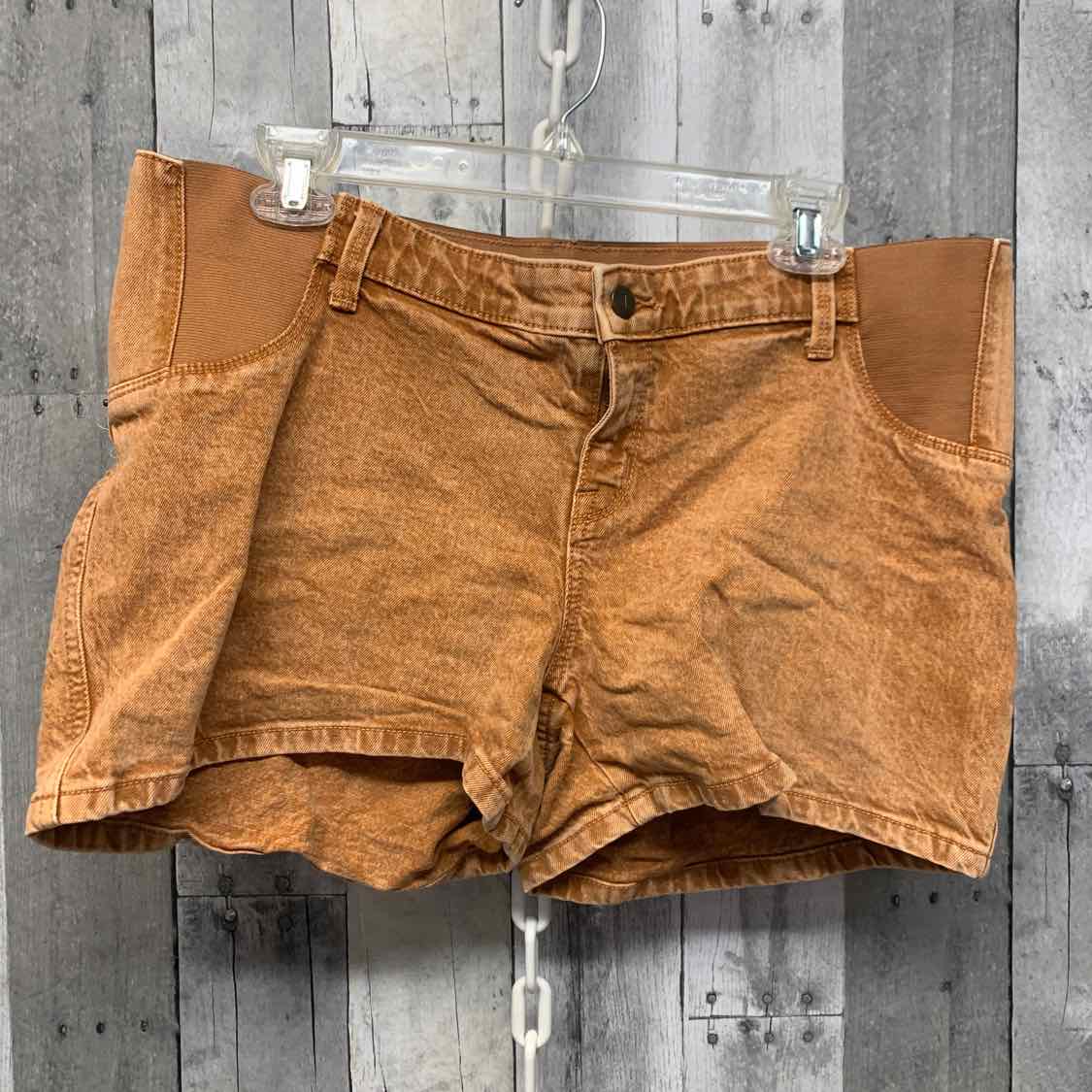 Size 10 Orange Isabel Maternity Shorts