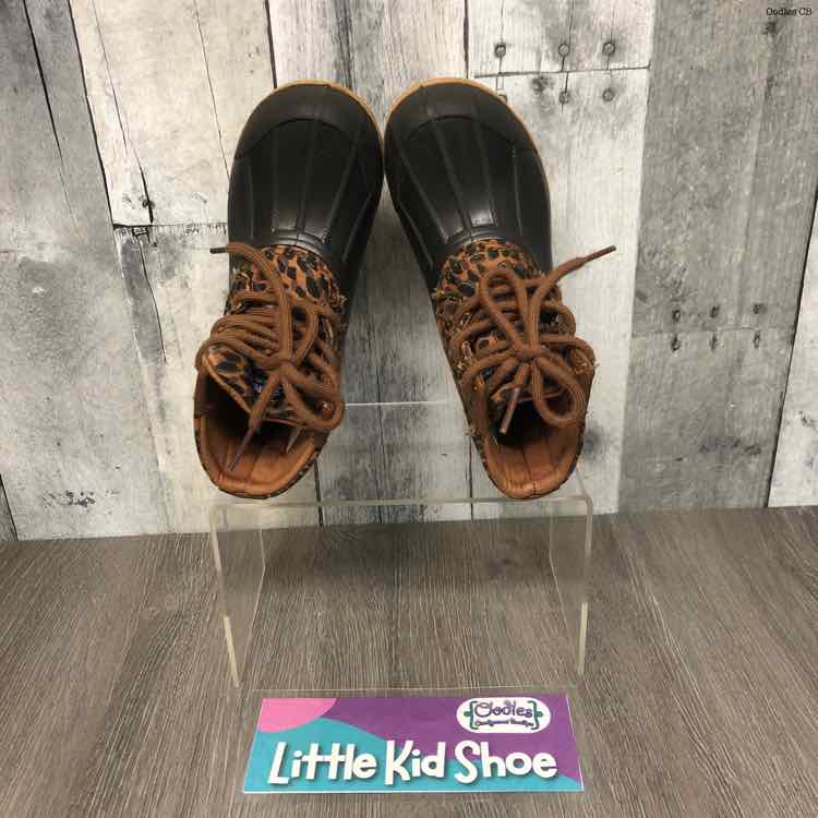 Size 8 Brown Print Sperry Boots