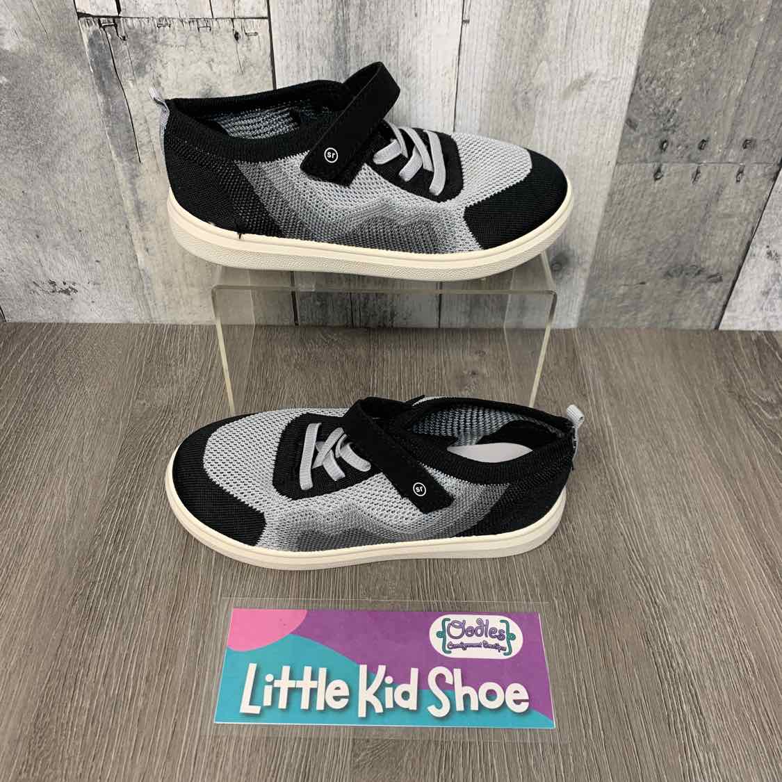 Size 13 Black/Gray Stride Rite Sneakers