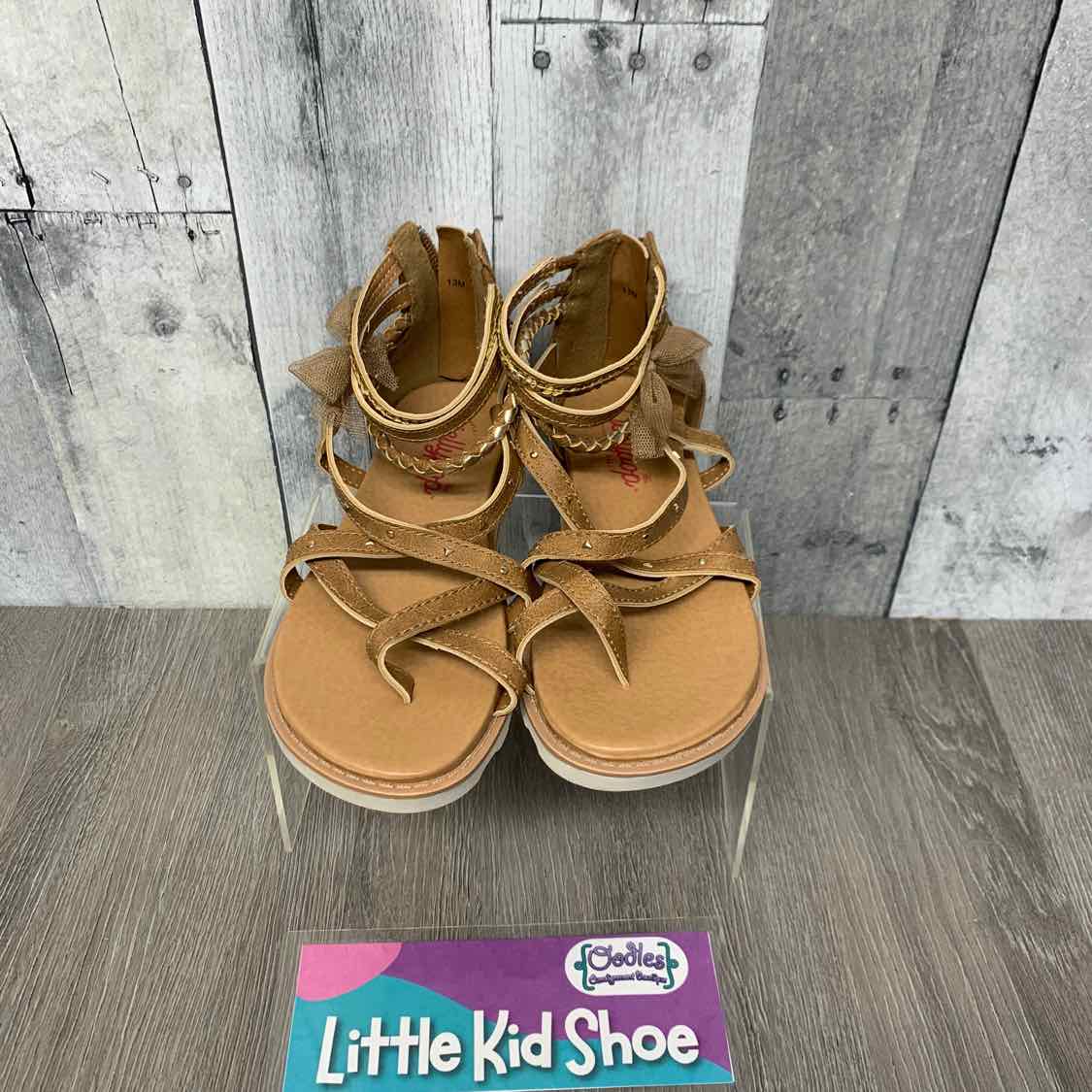 Size 13 Brown/Gold B Brand Sandals