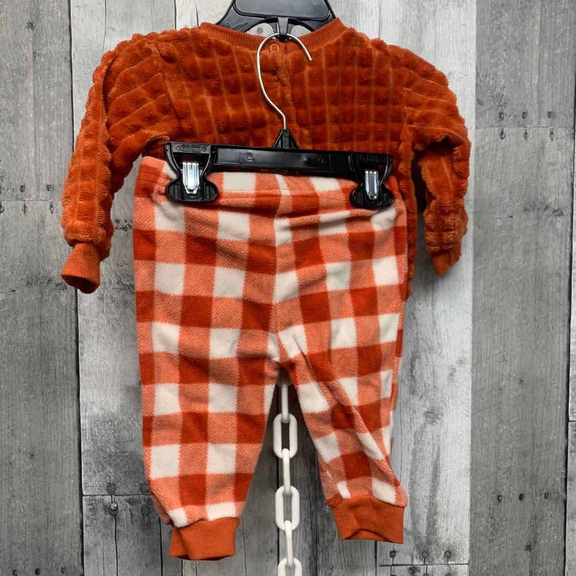 Size 6 Months Orange Baby Starters Shirt/Pants