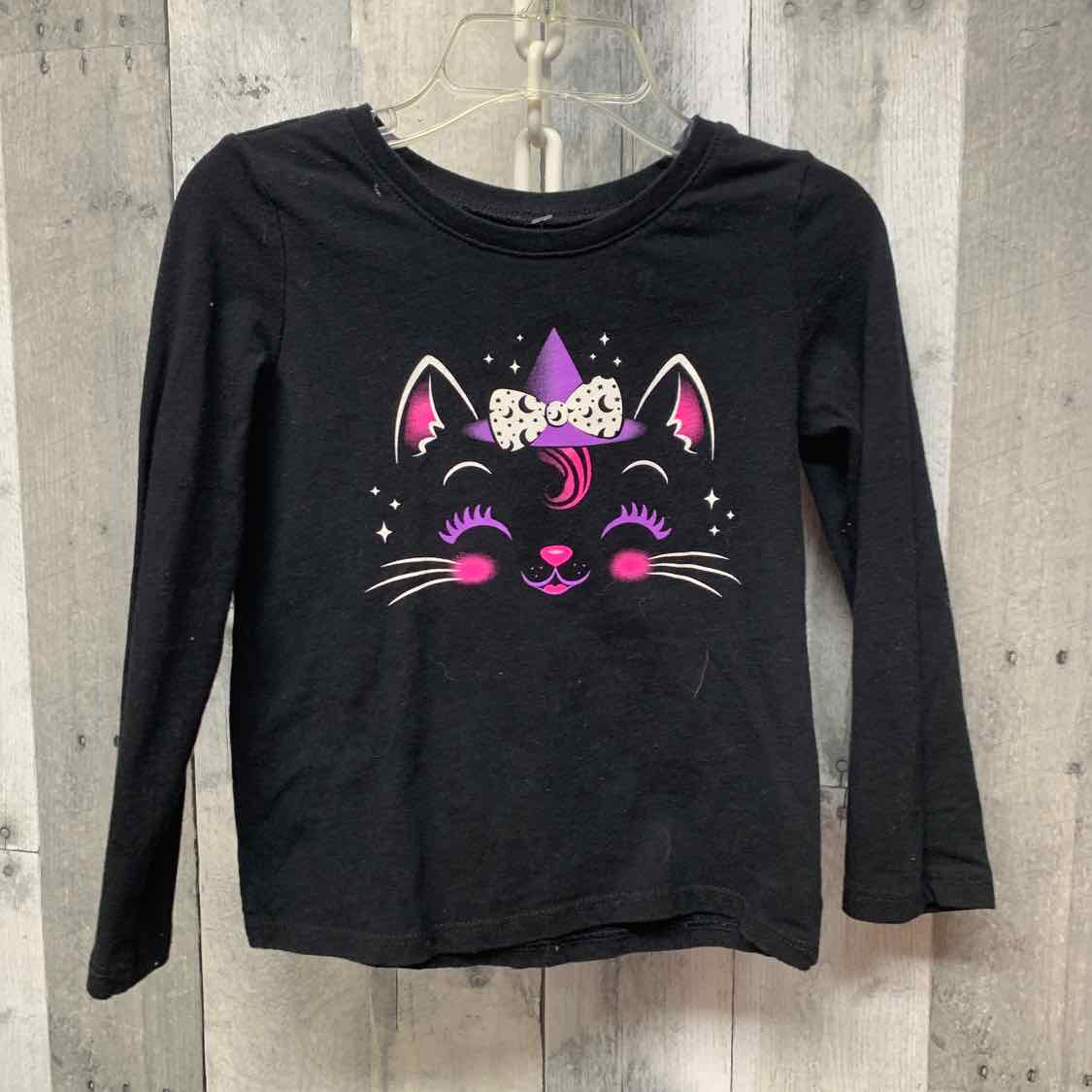 Size 3T Black Graphic Children's Place Long Sleeve Shirt