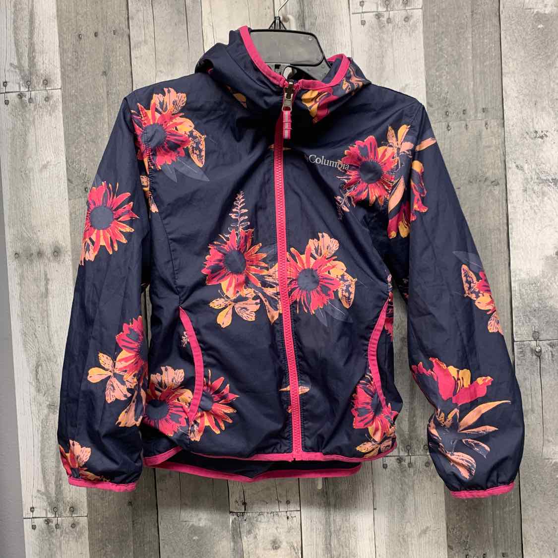 Size 7/8 Navy/Pink Columbia Sportswear Light Jacket