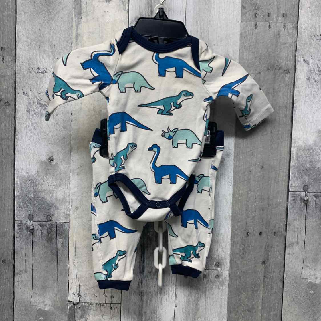 Size Newborn White/Navy Mid Brand Shirt/Pants