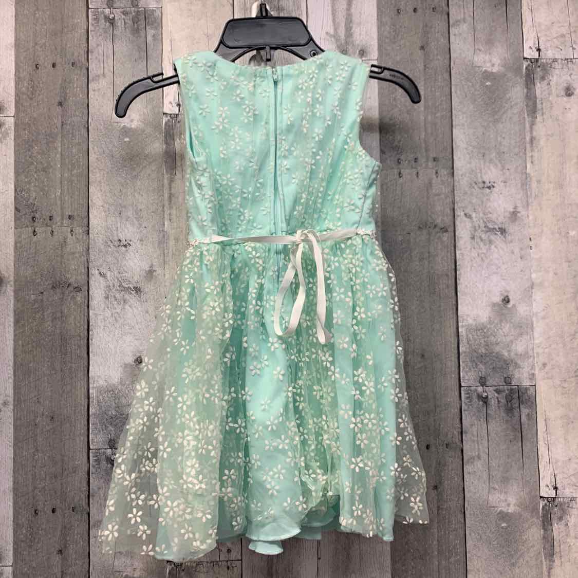 Size 5 Teal/White B Brand Dress