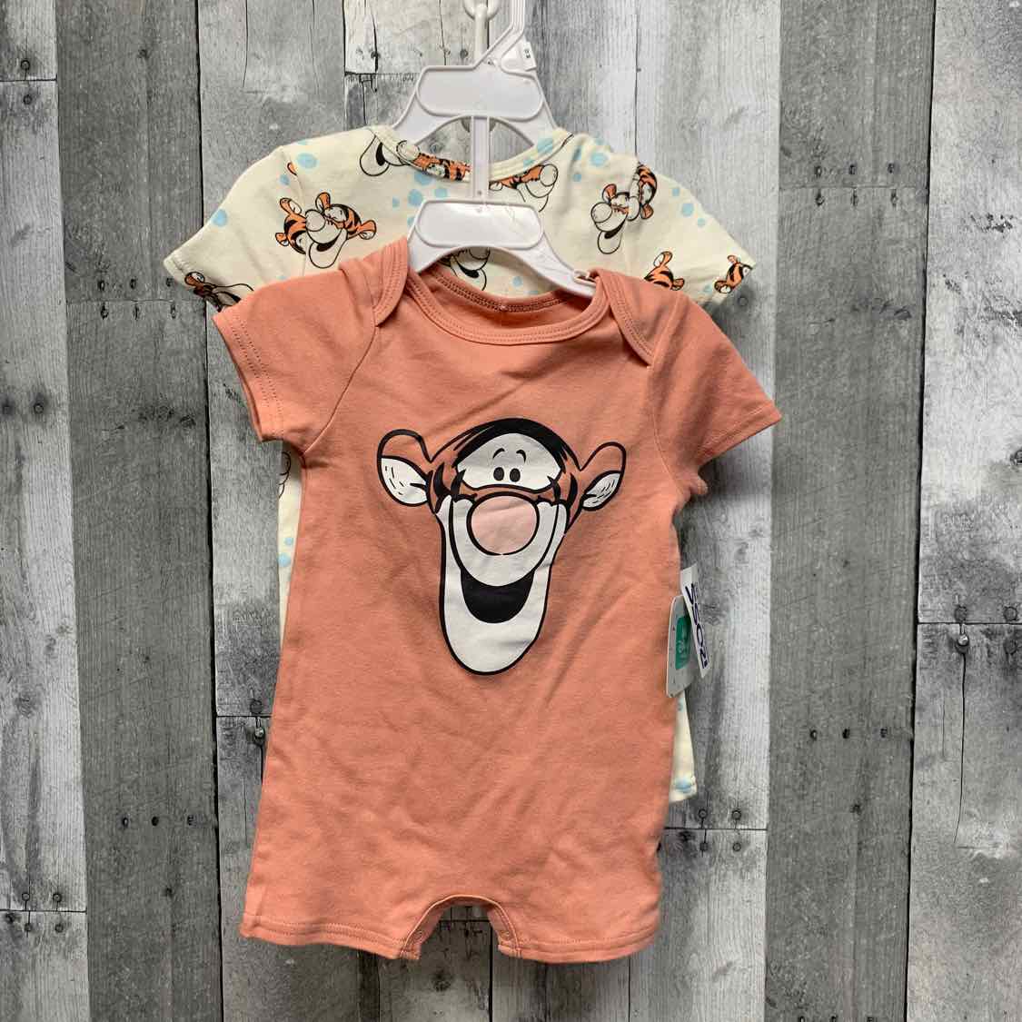 Size 12 Months Tan/Orange Disney Romper