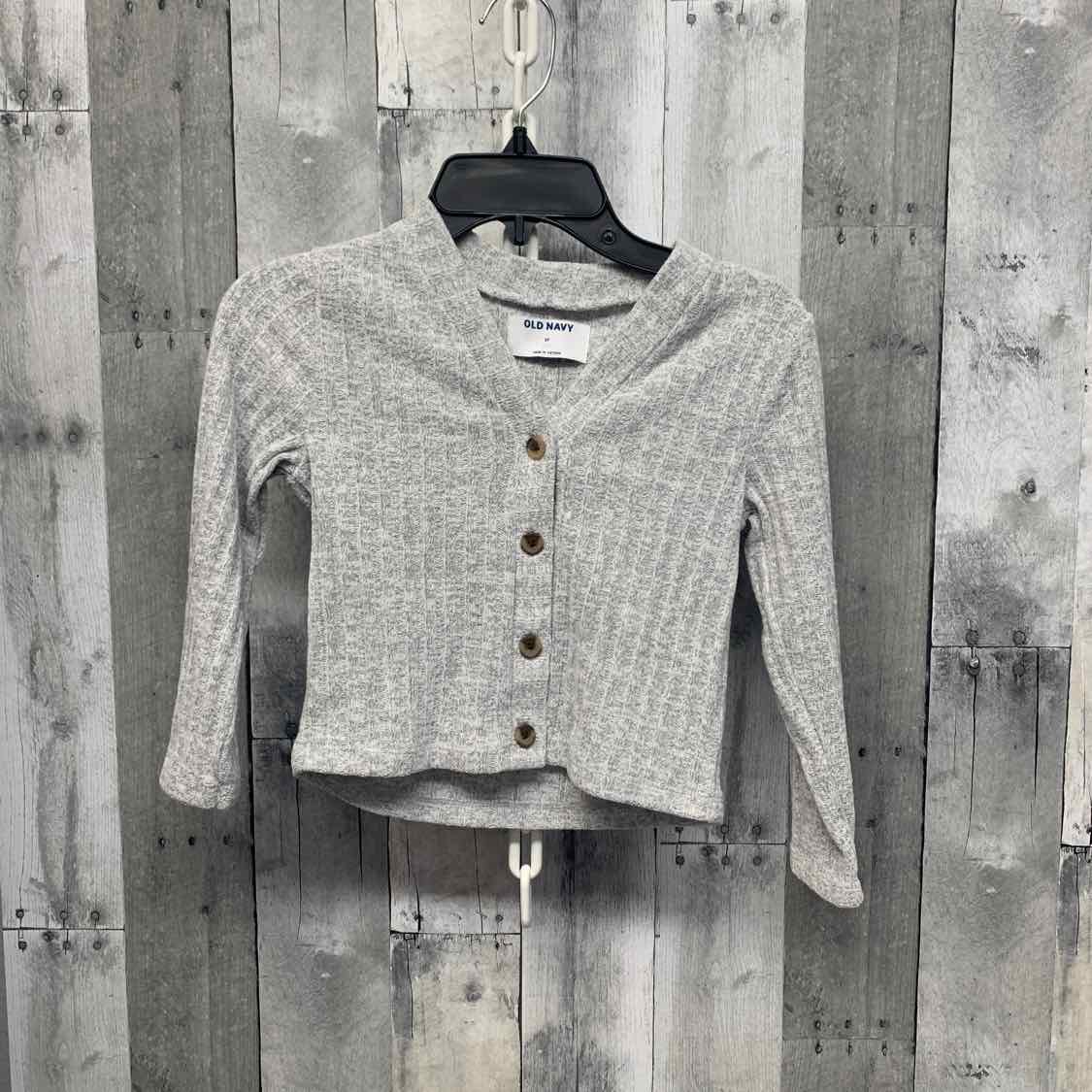 Size 5T Gray Old Navy Cardigan