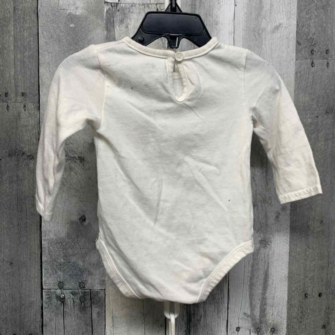 Size 9 Months White Baby Essentials Bodysuit
