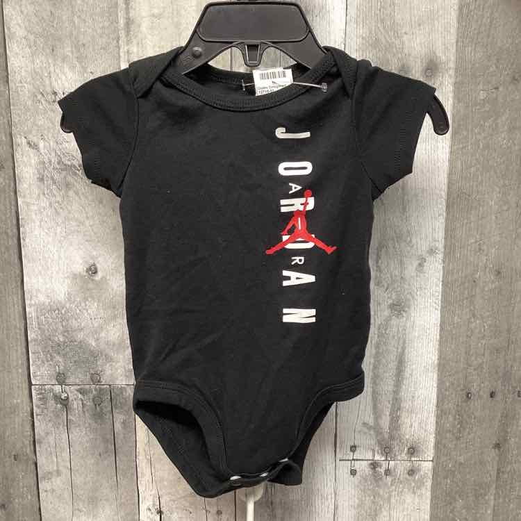 Size 9 Months Black/Red Sport Brand Bodysuit