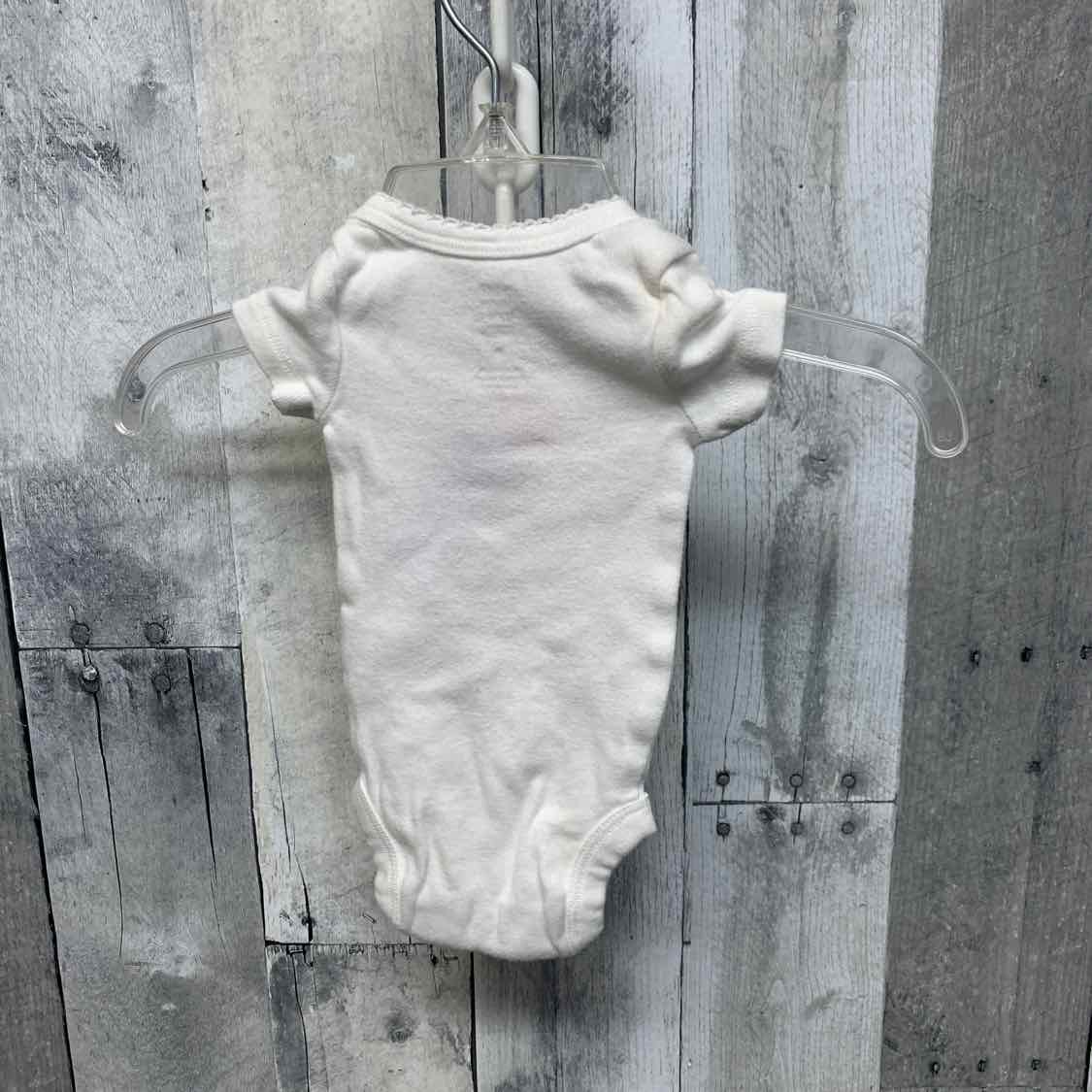 Size Preemie White Just One You Bodysuit