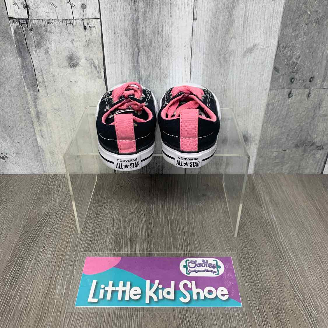 Size 5 Black/Pink Converse Sneakers