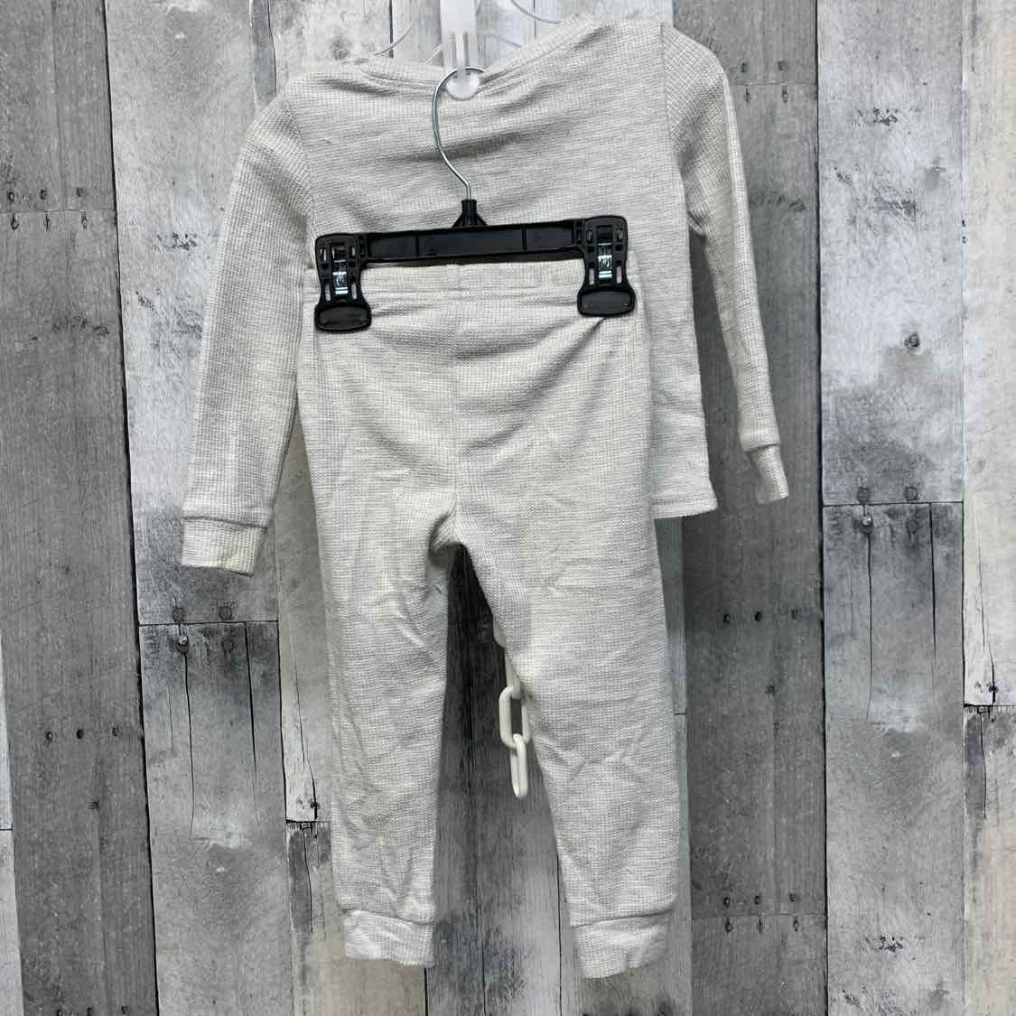 Size 2T Gray BearPaw 2pc PJs
