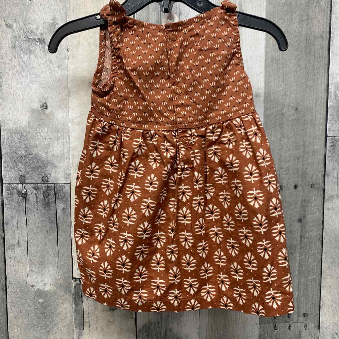 Size 6 Months Brown/White Just One You Dress