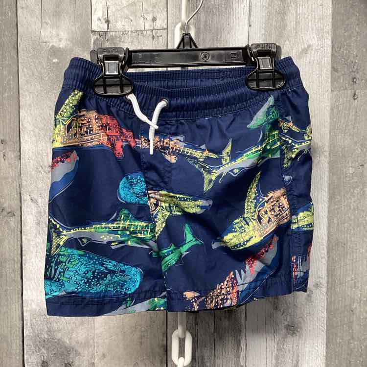 Size 24 Months Orange/Navy Carter's Swim Trunks - OodlesCB