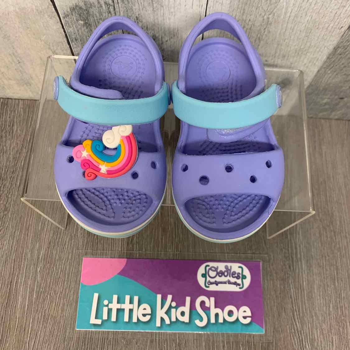 Size 4 Purple Crocs Sandals - OodlesCB