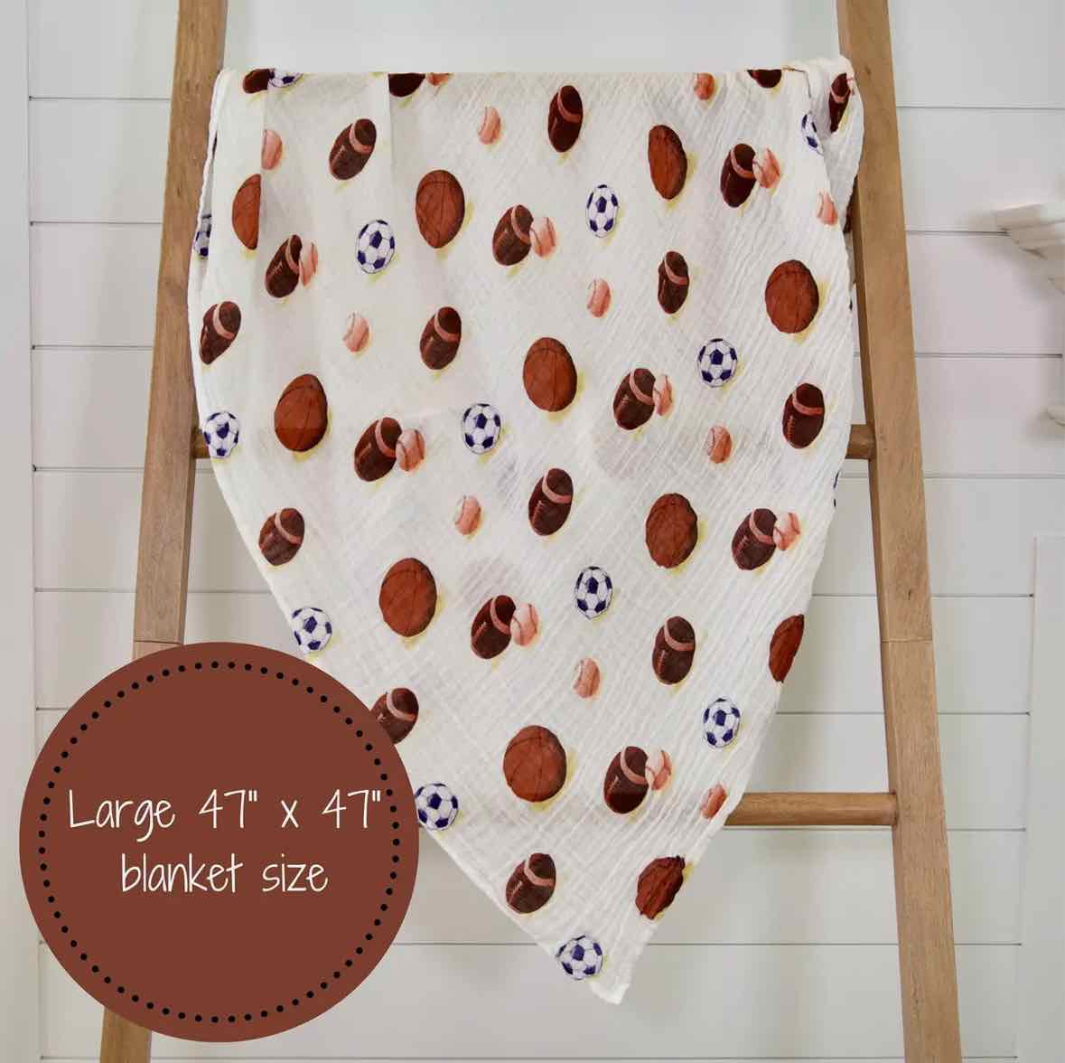 LollyBanks Go Sports! Receiving Blanket