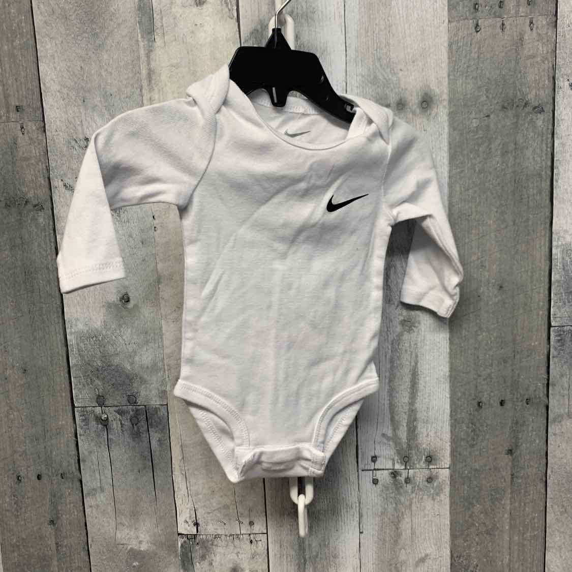 Size 6 Months White Sport Brand Bodysuit