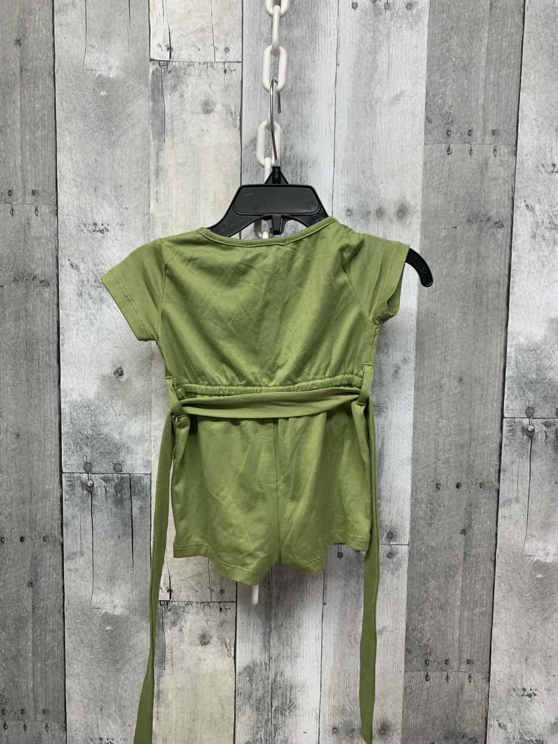 Size 3-6 Months Green Bailey's Blossoms Romper