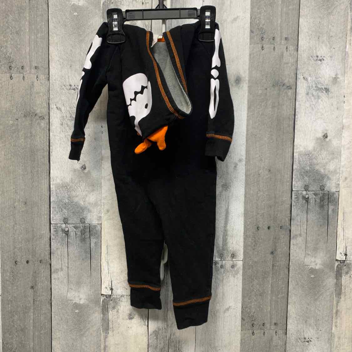 Size 6-9 Months Black/Orange Cat & Jack Romper