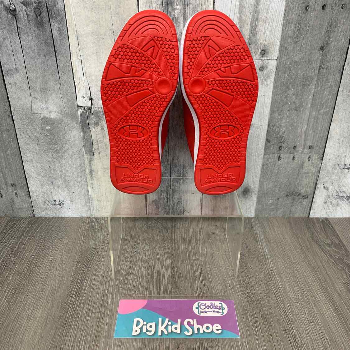 Size 4 Red/White Sport Brand Sneakers