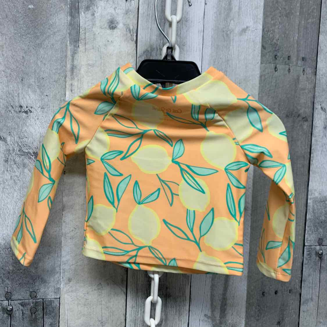 Size 12 Months Orange/Yellow Cat & Jack Swim Top
